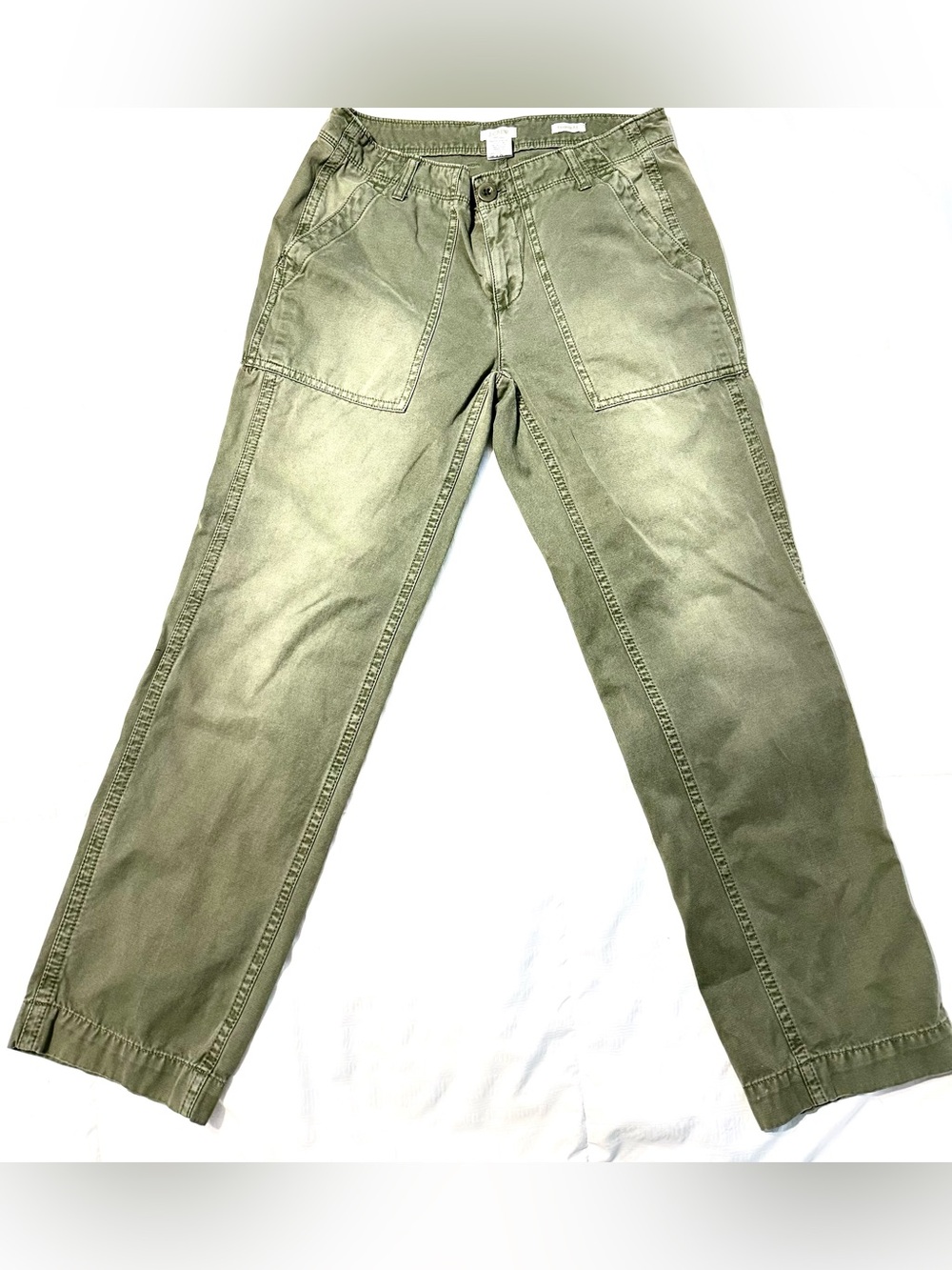 J. Crew Olive Cargo Utility Pants